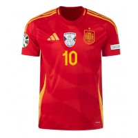 Spanien Dani Olmo #10 Fußballbekleidung Heimtrikot EM 2024 Kurzarm